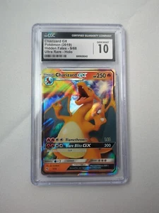 PSA 10 Charizard GX 9/68 Sun & Moon Hidden Fates HOLO RARE Pokemon Card ⚡️ - Picture 1 of 5