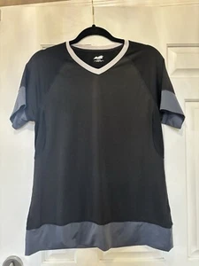 Black AVIA active Performance Shirt SZ M 8/10 - Picture 1 of 1