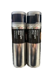 NISSAN VERNICE SPRAY BLU NOTTE PERLESCENTE LATTINE 300ML HALFORDS X2 - Foto 1 di 3