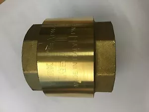 VÁLVULA DE RETENCIÓN DE LATÓN 21/2" CARGADO RESORTE BSP VÁLVULA DE RETENCIÓN YORK IT103-3 - Imagen 1 de 2
