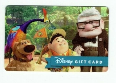DISNEY Gift Card UP - Dug, Russell, Mr Fredricksen, Kevin -CollectibIe- No Value - Image 1 of 2