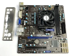 Płyta główna MSI FM2-A75MA-P33/MS-7721 wersja:3.2 DDR3 mATX FM2 z osłoną gniazda/chłodnicą - Zdjęcie 1 z 4