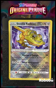 Pokemon Karte Strahlender Steelix 124/196 EB11 Verlorener Ursprung Degen Und Schild - Bild 1 von 3