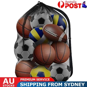 Extra Large Soccer Ball Net Bag Mesh Sport Equipment Storage Bag Soccer Ball Bag - Picture 1 of 11