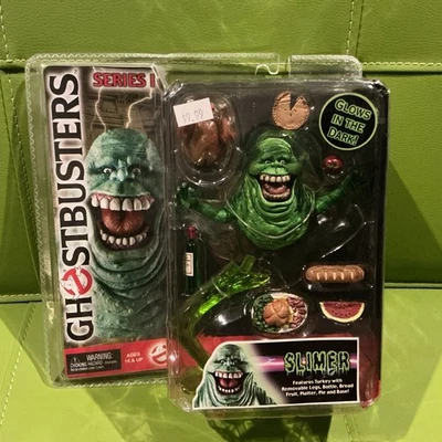 Figura de acción NECA Ghostbusters SERIE 1 SLIMER Brilla en la oscuridad 2004 NUEVO Foto 1 de 4