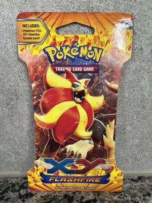 Pokemon XY Flashfire Sleeved Booster Pack Sealed - Image 1 of 2