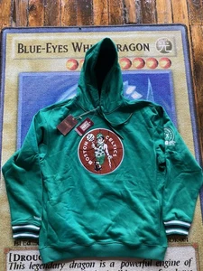 NWT Mitchell & Ness Boston Celtics Hardwood Classics Head Coach Hoodie Men’s Lrg - Picture 1 of 9