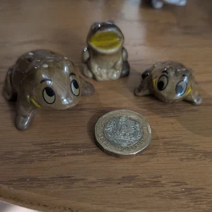 Wade Pocket Series Set Of 3 Frogs - Picture 1 of 4