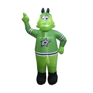 Dallas Stars NHL Mascotte gonfiabile alta 7 piedi "Victor E." per Tailgating Party - Foto 1 di 1