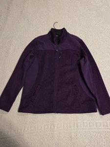 Chaqueta polar Swiss Tech + púrpura MUJERES cremallera completa bolsillos con cremallera XL 16-18 - Imagen 1 de 7