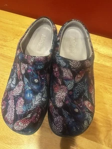 Alegria Kay Floral Paisley Party Größe 7,5 EUR 38 Krankenschwester Clog - Bild 1 von 8