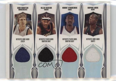 2005 Luxury Box Stat Sheet Relics Amare Stoudemire Dirk Nowitzki Allen Iverson - Image 1 of 2