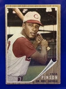 Vada Pinson Cincinnati Reds 1962 Topps Card #80 - Picture 1 of 2