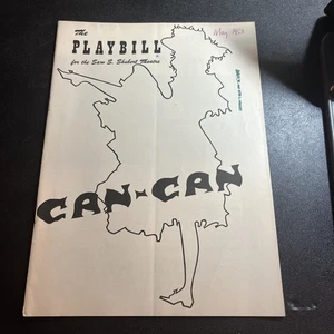 Playbill de julio de 1953 - Can-Can - Teatro Shubert - Imagen 1 de 3
