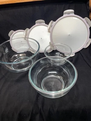 LOCK N LOCK JUEGO DE CUENCOS ANIDADORES Juego de 3 vasos con tapas Foto 1 de 4