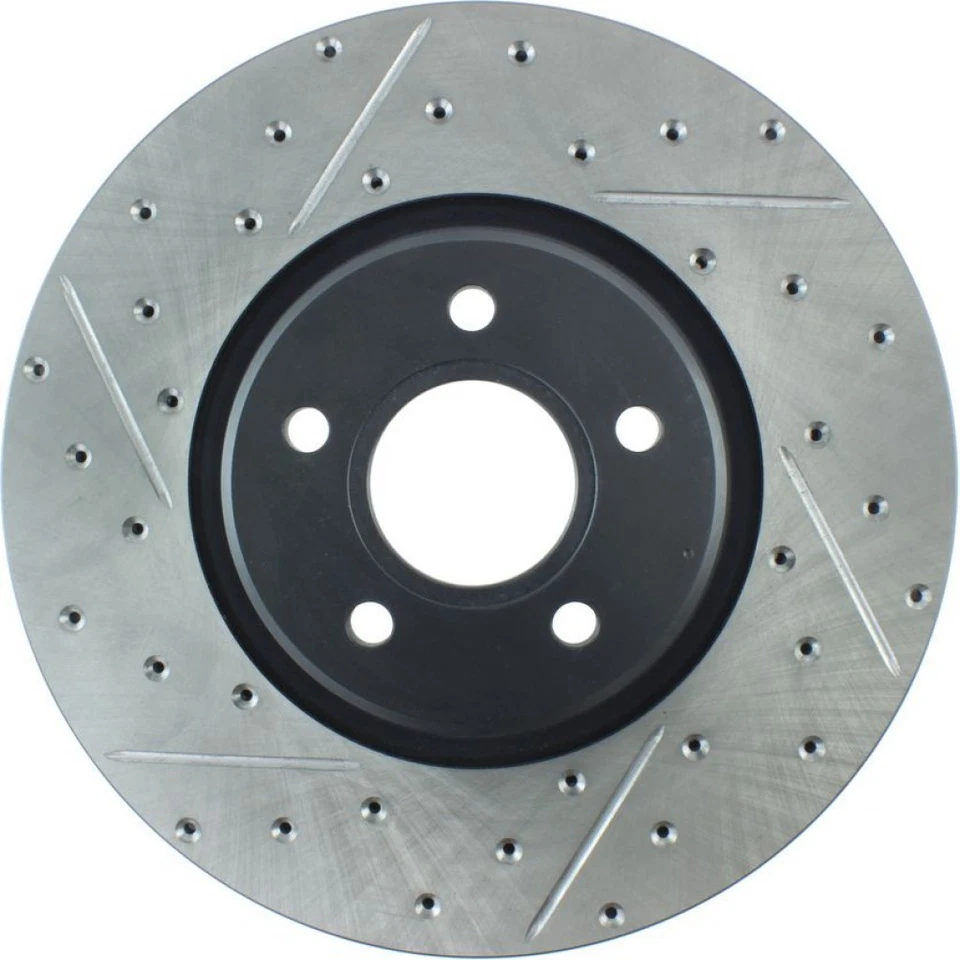 StopTech For Ford Escape 2013-2019 Brake Rotor Slotted Passenger Side Front - Image 1 of 4