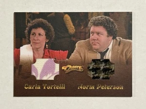 2025 Rittenhouse Cheers Premiere Edition Carla & Norm DCR4 Costume Relic Wendt - Picture 1 of 2