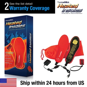 XX große Thermacell wiederaufladbare beheizbare Einlegesohlen mit kabelloser Fernbedienung - Bild 1 von 5