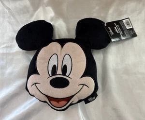 Disney Chewy Mickey Mouse Round Plush Dog Toy Crinkles Squeaks Small 8-1/2" NWT - Foto 1 di 14
