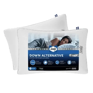 Almohada alternativa de plumón Sealy Sterling Collection, paquete de 2 - Imagen 1 de 49