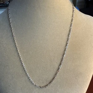 Kendra Scott Silver Tone  Chain Link Necklace - Picture 1 of 8