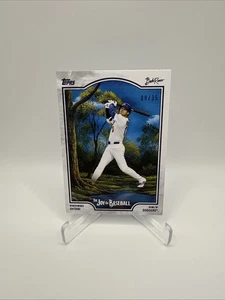 2025 Topps x Bob Ross Titanium White Shohei Ohtani /35 Dodgers #41 - Picture 1 of 2