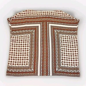 Rachel Roy Blouse Women's Size Small Geometric Multicolor Cap Sleeve Top Shirt - Picture 1 of 15