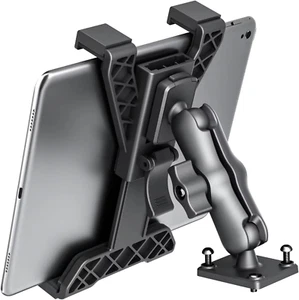 Heavy Duty Drill Base Tablet Holder Car Mount Dashboard for Ipad/Ipad Mini Samsu - Picture 1 of 12