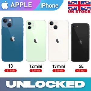 NEW Apple iPhone SE 3rd (2022) /13 Mini /13 5G Factory Unlocked UK FREE SHIPPING - Picture 1 of 12