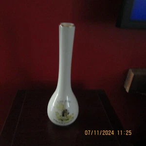 Vintage Holly Hobbie Yellow Girl A True Friend is the Best Possession Vase - Picture 1 of 7