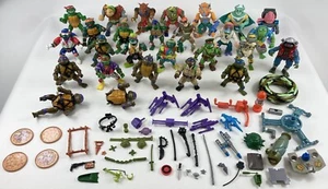 Teenage Mutant Ninja Turtles Konvolut 27 Figuren Zubehör & Teile 1988-1993 - Bild 1 von 4