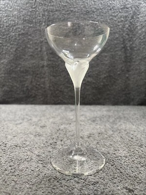 Stunning Rare Nachtmann Martini / Cocktail Glass 17cm Tall with frosted stem — 第 1/4 张图片