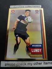 2015/16 TAP N PLAY A-LEAGUE GOLD CARD NO.132 BRANDON LUNDY