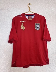 England National Team 2006 Jersey #4 Gerrard Umbro Size XL - Picture 1 of 12