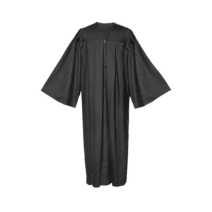 Plain Choir Robe with Fluted Sleeve - Clergy Vestment - Picture 1 of 7