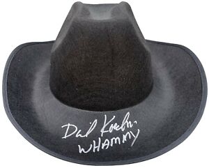 David Koechner signed inscribed Cowboy Hat Anchorman JSA Witness Will Ferell