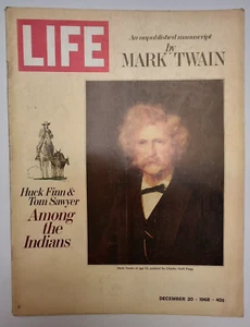 LIFE #25 DECEMBER 1968 MARK TWAIN /JOE NAMATH, POLITICS MAGAZINE - Picture 1 of 8