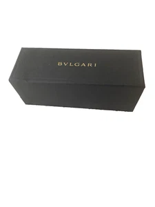 Bvlgari Eyeglass Cardboard Empty Box Black with certificate of authenticity New - Picture 1 of 2