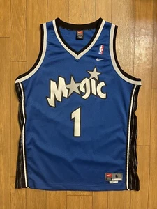 Tracy McGrady Large Nike Basketball Jersey Orlando Magic Blue Sewn - Picture 1 of 7