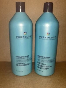 PUREOLOGY Strength Cure Shampoo & Conditioner LITER SET-NEWEST PACKAGING - Picture 1 of 3
