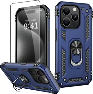 for Iphone 15 Pro Max Case 6.7 Inch with Screen Protector,Military Grade Shoc... - Picture 1 of 1
