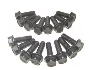 Brida del colector de escape Chevy 1955-57 BB 396 427 negra talla 8 pernos NUEVO - Imagen 1 de 2