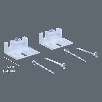 2 SOPORTES DUETO HUNTER DOUGLAS 3/8", APLAUSOS, ALTA Y OTROS KIT #2001 Foto 1 de 4