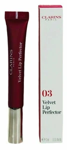Clarins Paris Velvet Lip Perfector In Shade 03 Velvet Red .3 oz New In Box - Picture 1 of 3