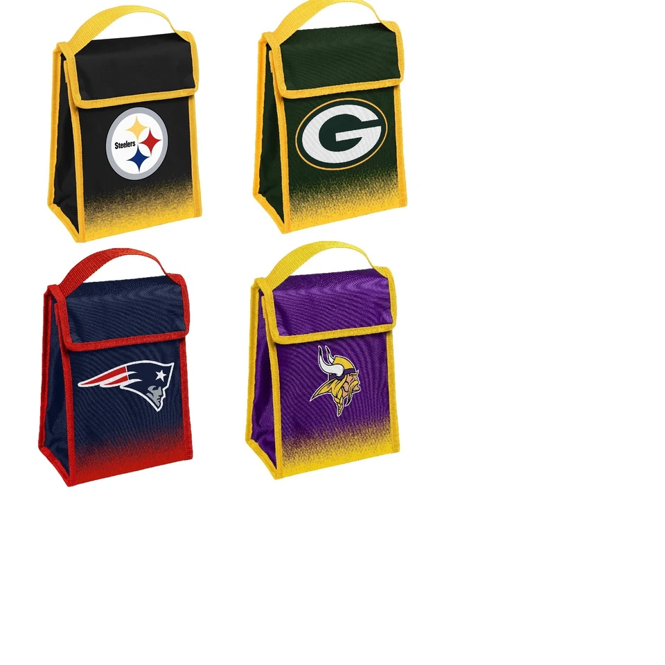 NFL Football Team Logo Gradient Hook & Loop Cooler Lunch Bag - Pick Team - Image 1 of 1