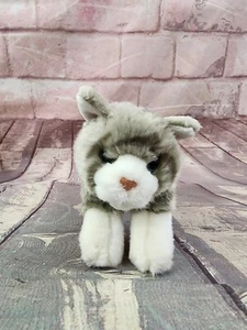 Animal Alley Cat Kitten Gray Stripe Tabby 11" Plush Stuffed Animal Toys R Us - Picture 1 of 7