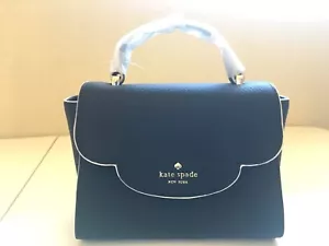 NWT Kate Spade Leewood Place Mini Makayla Pink & Black Leather Purse - Picture 1 of 9