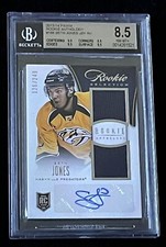 SETH JONES ROOKIE 2013-14 Panini Anthology Autograph Nashville BGS 8.5 Auto 10