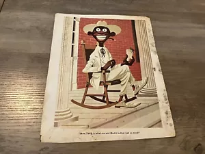 Vintage Schild mit Bildunterschrift "Jetzt DAS hatte Martin Luther im Sinn", - Bild 1 von 5