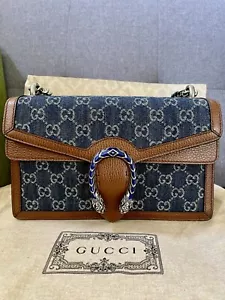 Gucci Denim Dionysus Shoulder Bag - Picture 1 of 15
